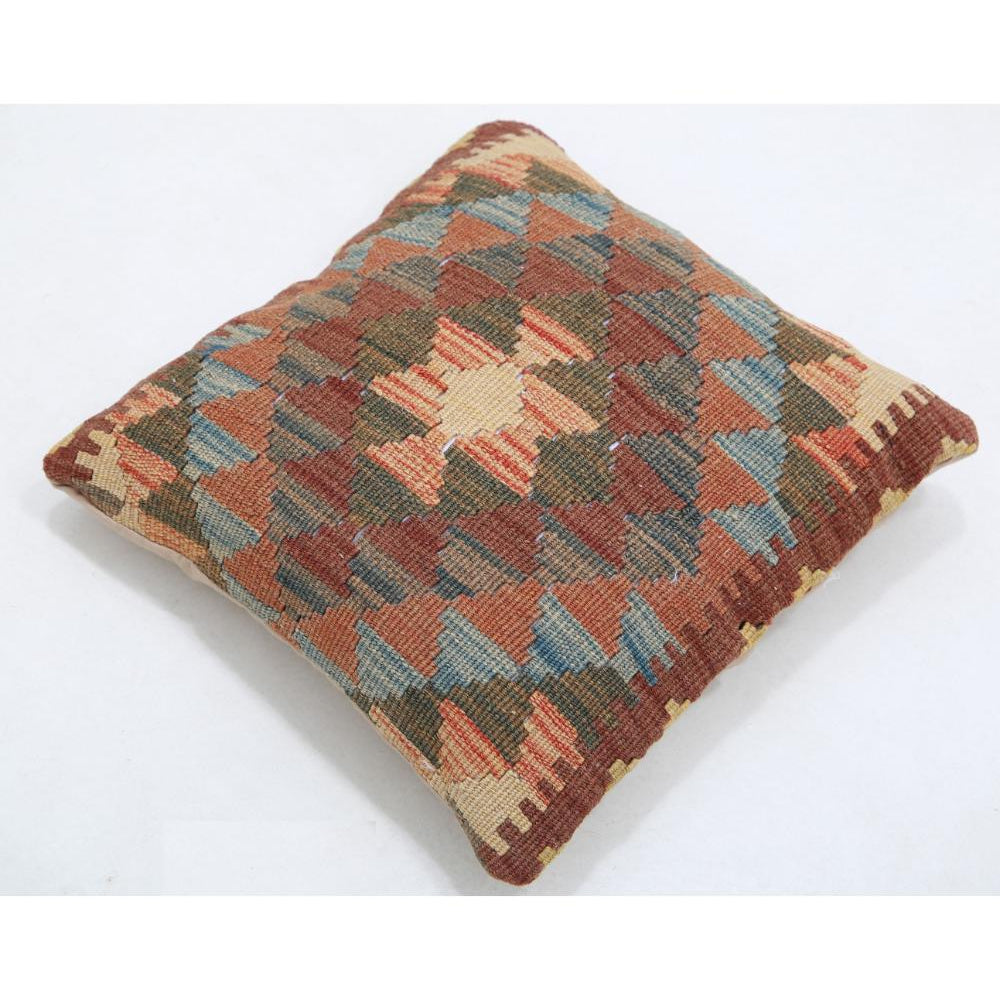 Hand Woven Tribal  Wool Pillow - 1'5'' x 1'5''
