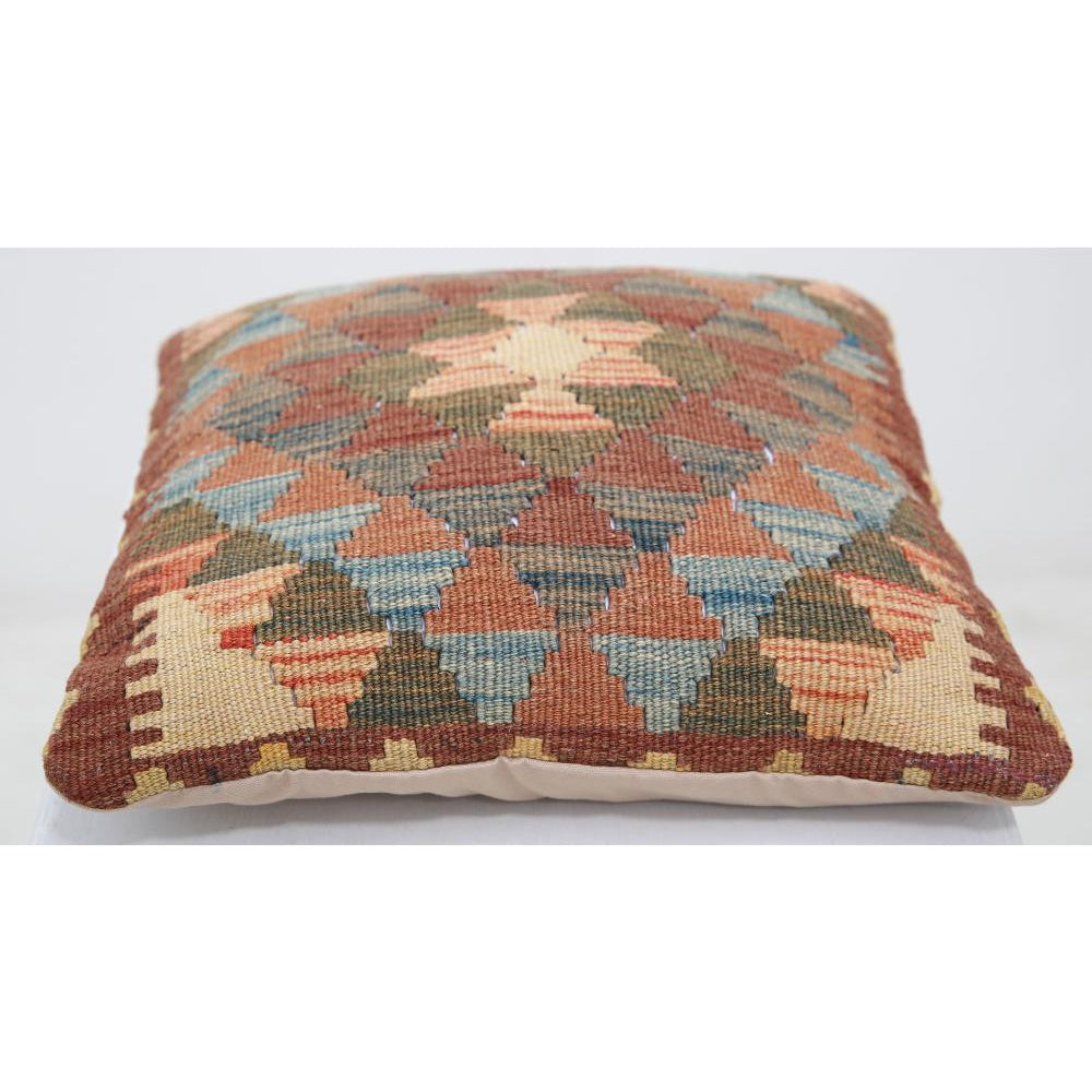 Hand Woven Tribal  Wool Pillow - 1'5'' x 1'5''