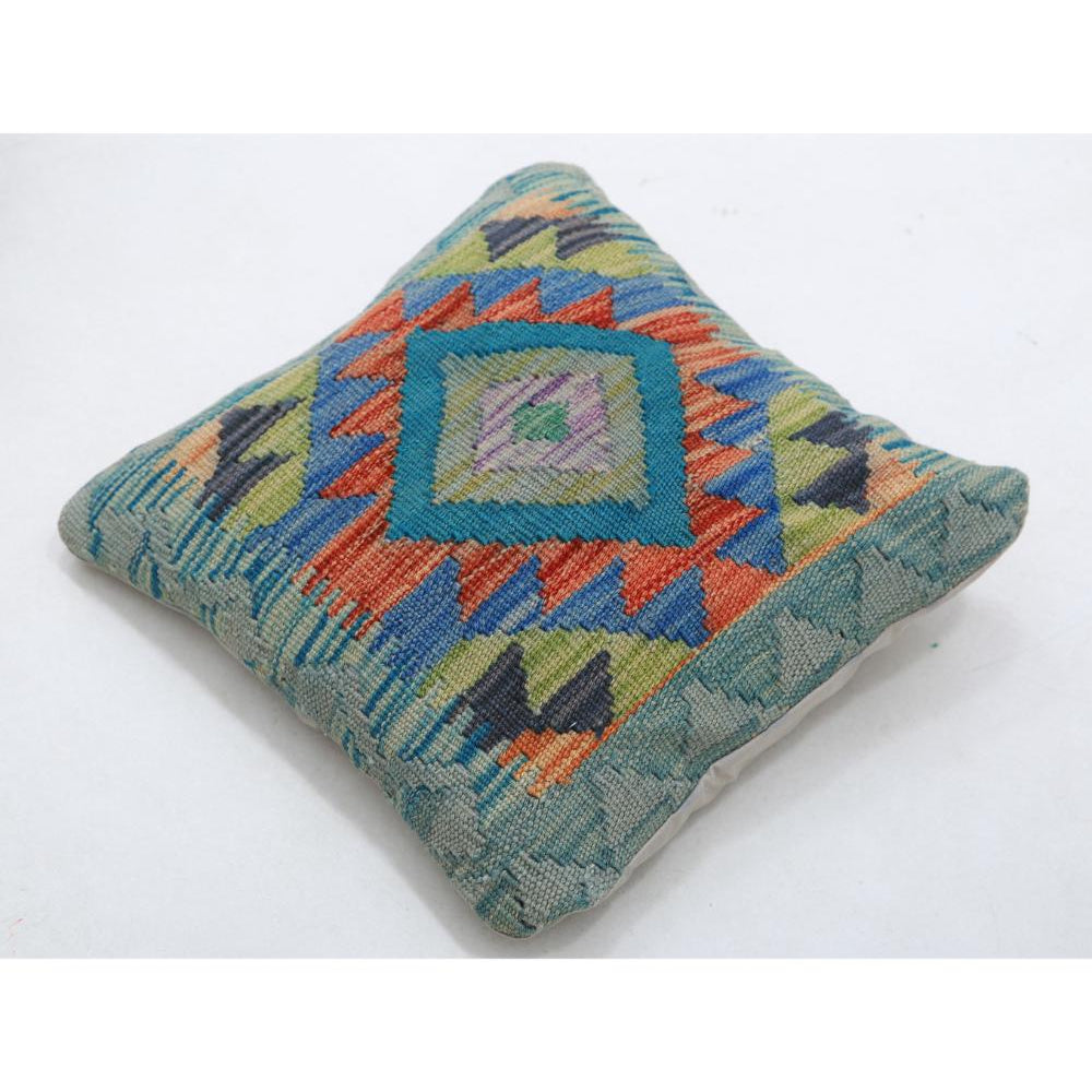 Hand Woven Tribal  Wool Pillow - 1'5'' x 1'5''