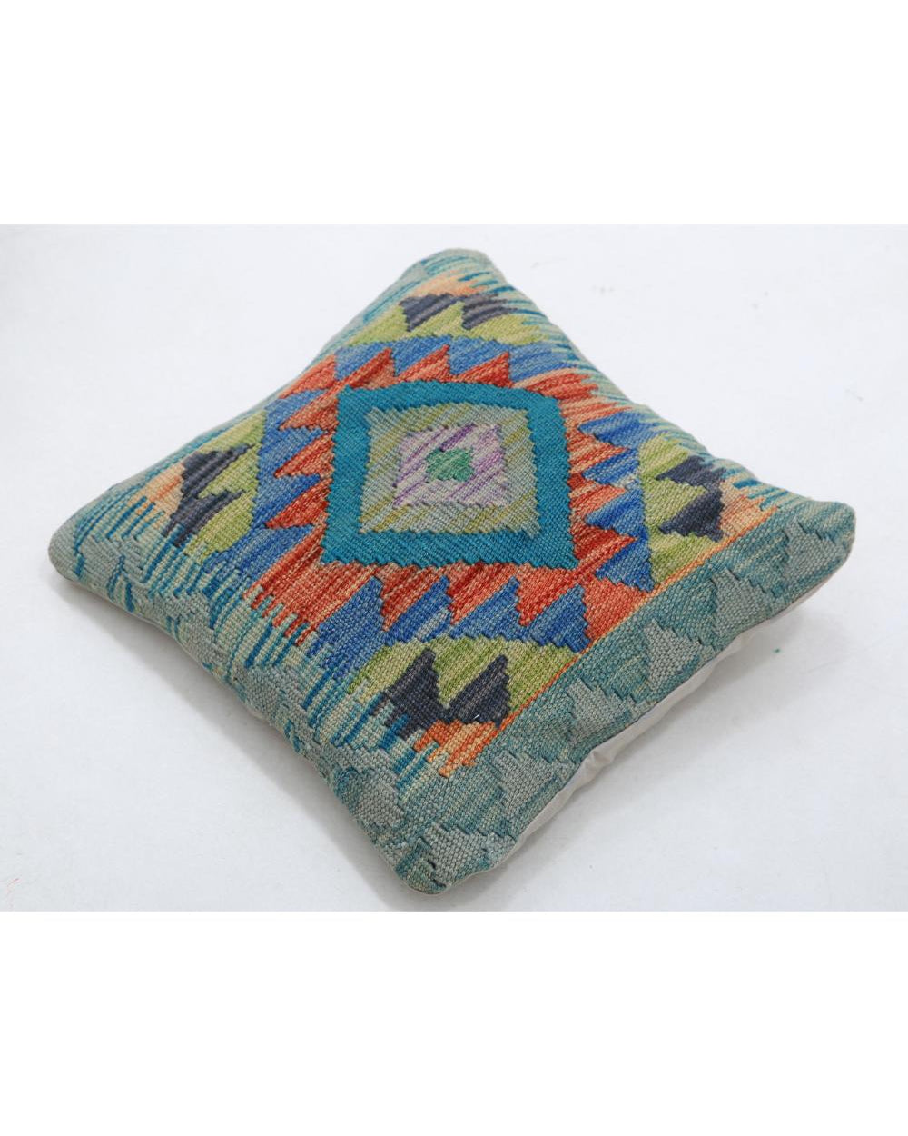 Hand Woven Tribal  Wool Pillow - 1'5'' x 1'5''