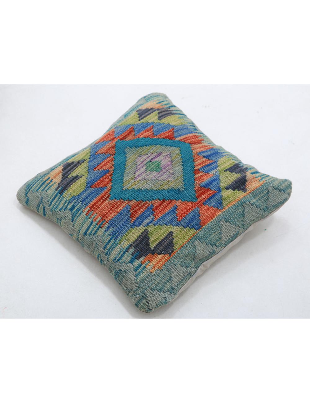 Hand Woven Tribal  Wool Pillow - 1'5'' x 1'5''