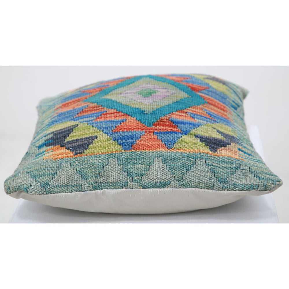 Hand Woven Tribal  Wool Pillow - 1'5'' x 1'5''