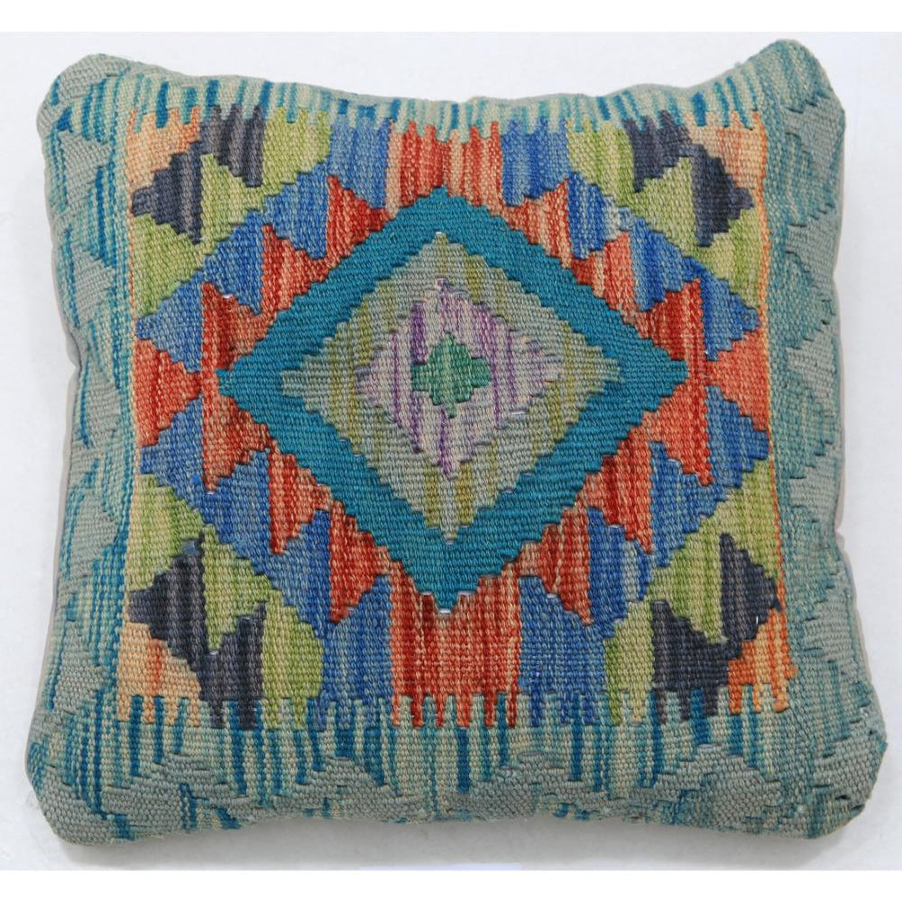 Hand Woven Tribal  Wool Pillow - 1'5'' x 1'5''