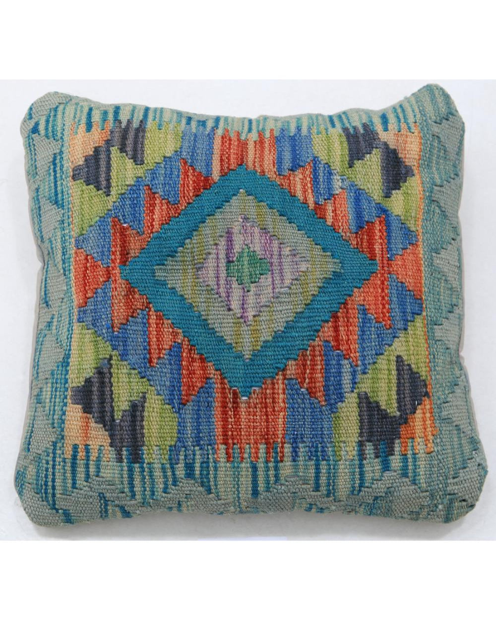 Hand Woven Tribal  Wool Pillow - 1'5'' x 1'5''