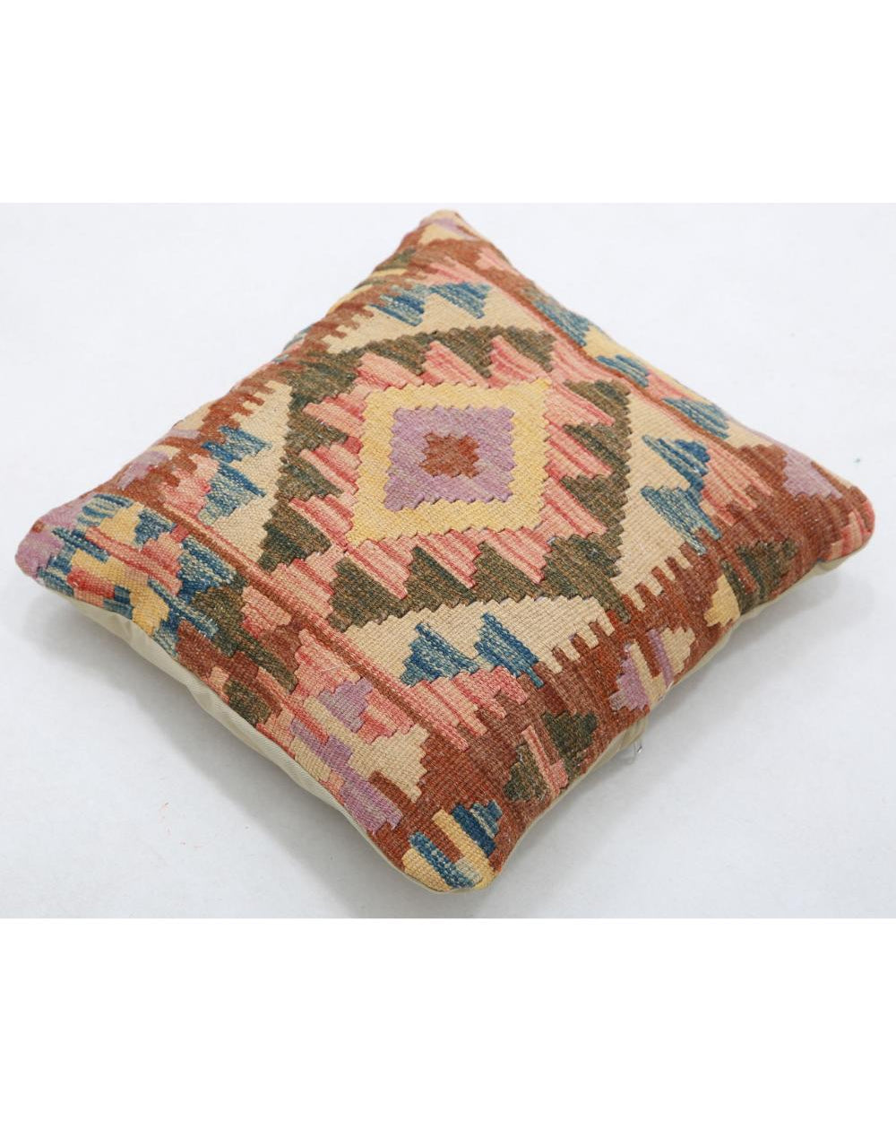 Hand Woven Tribal  Wool Pillow - 1'5'' x 1'5''