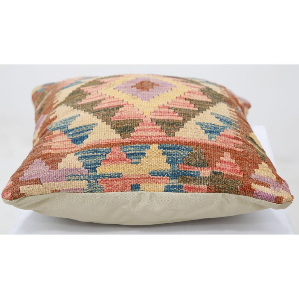 Hand Woven Tribal  Wool Pillow - 1'5'' x 1'5''