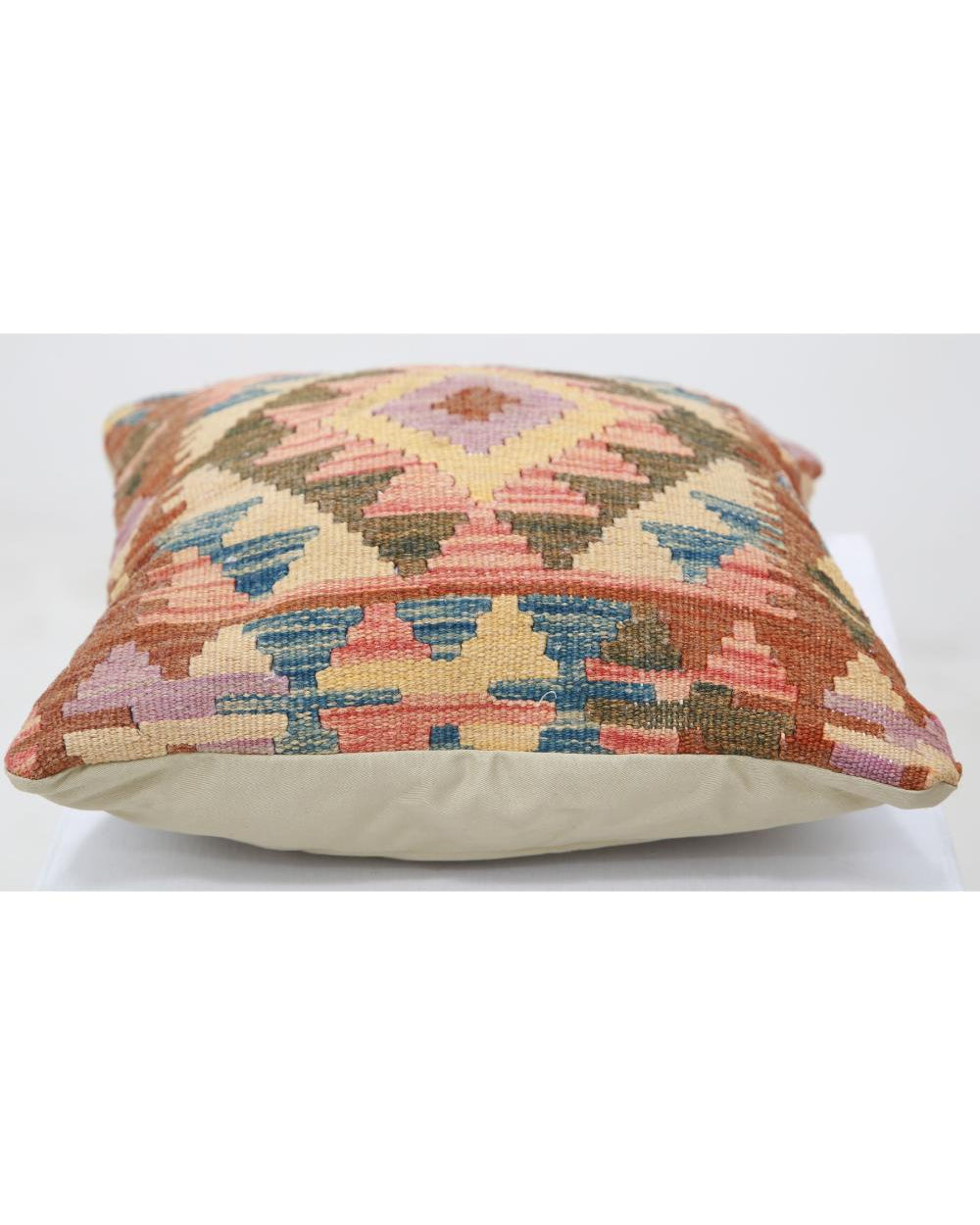 Hand Woven Tribal  Wool Pillow - 1'5'' x 1'5''