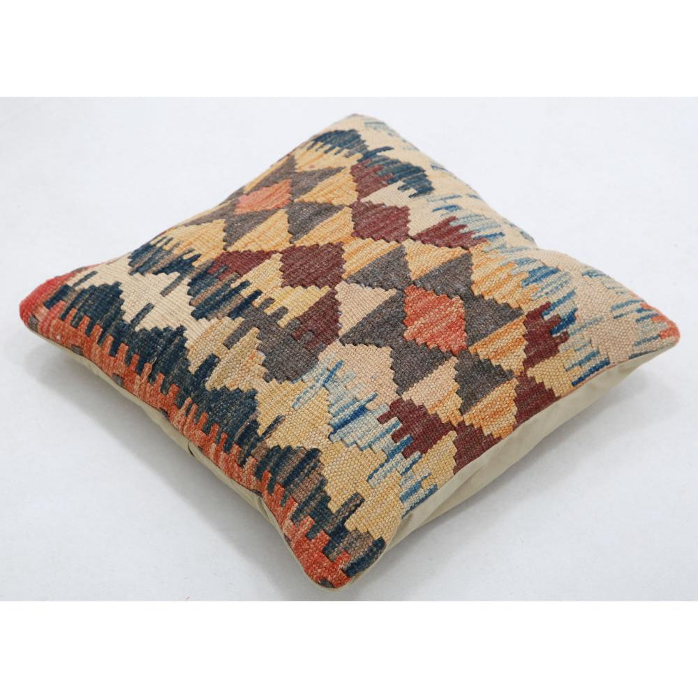 Hand Woven Tribal  Wool Pillow - 1'5'' x 1'5''