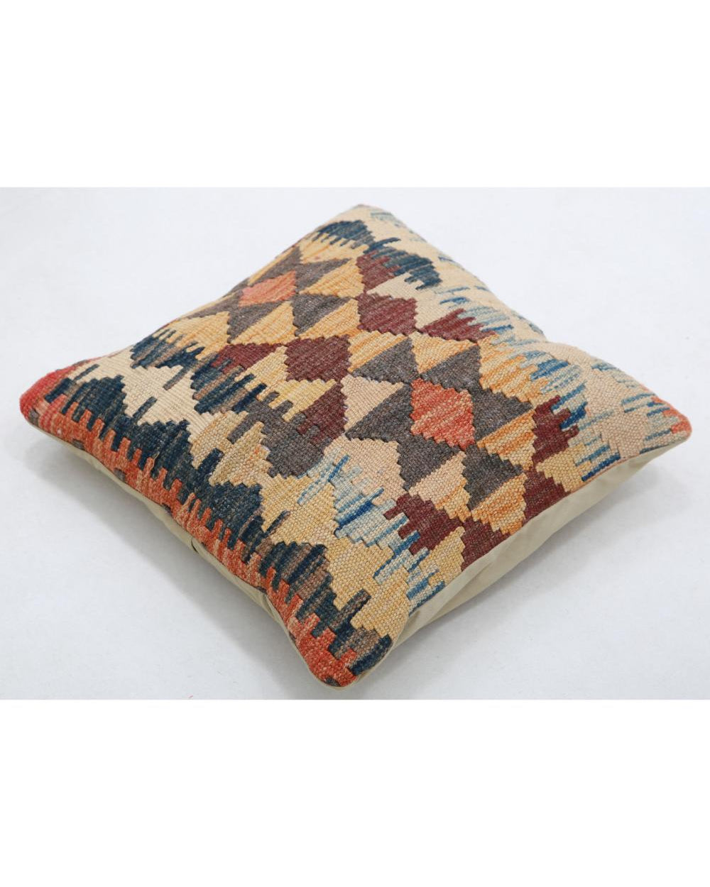 Hand Woven Tribal  Wool Pillow - 1'5'' x 1'5''