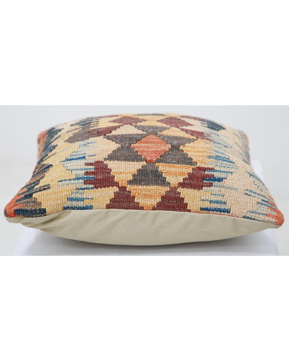 Hand Woven Tribal  Wool Pillow - 1'5'' x 1'5''
