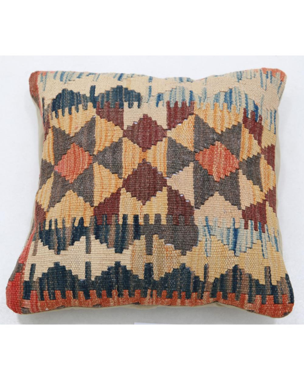 Hand Woven Tribal  Wool Pillow - 1'5'' x 1'5''