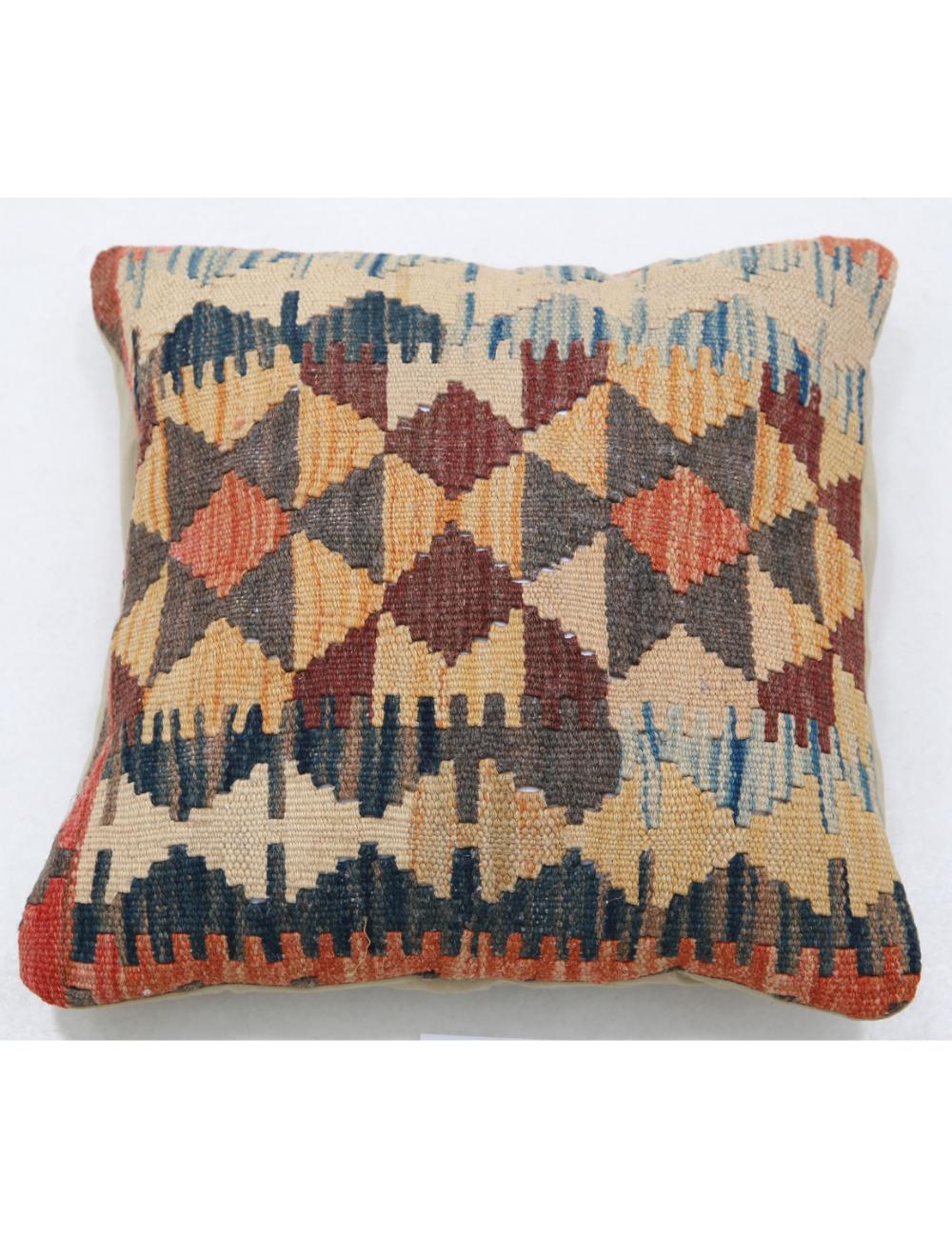 Hand Woven Tribal  Wool Pillow - 1'5'' x 1'5''