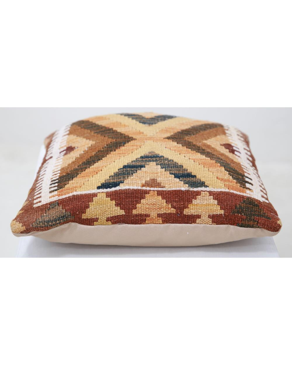 Hand Woven Tribal  Wool Pillow - 1'5'' x 1'5''