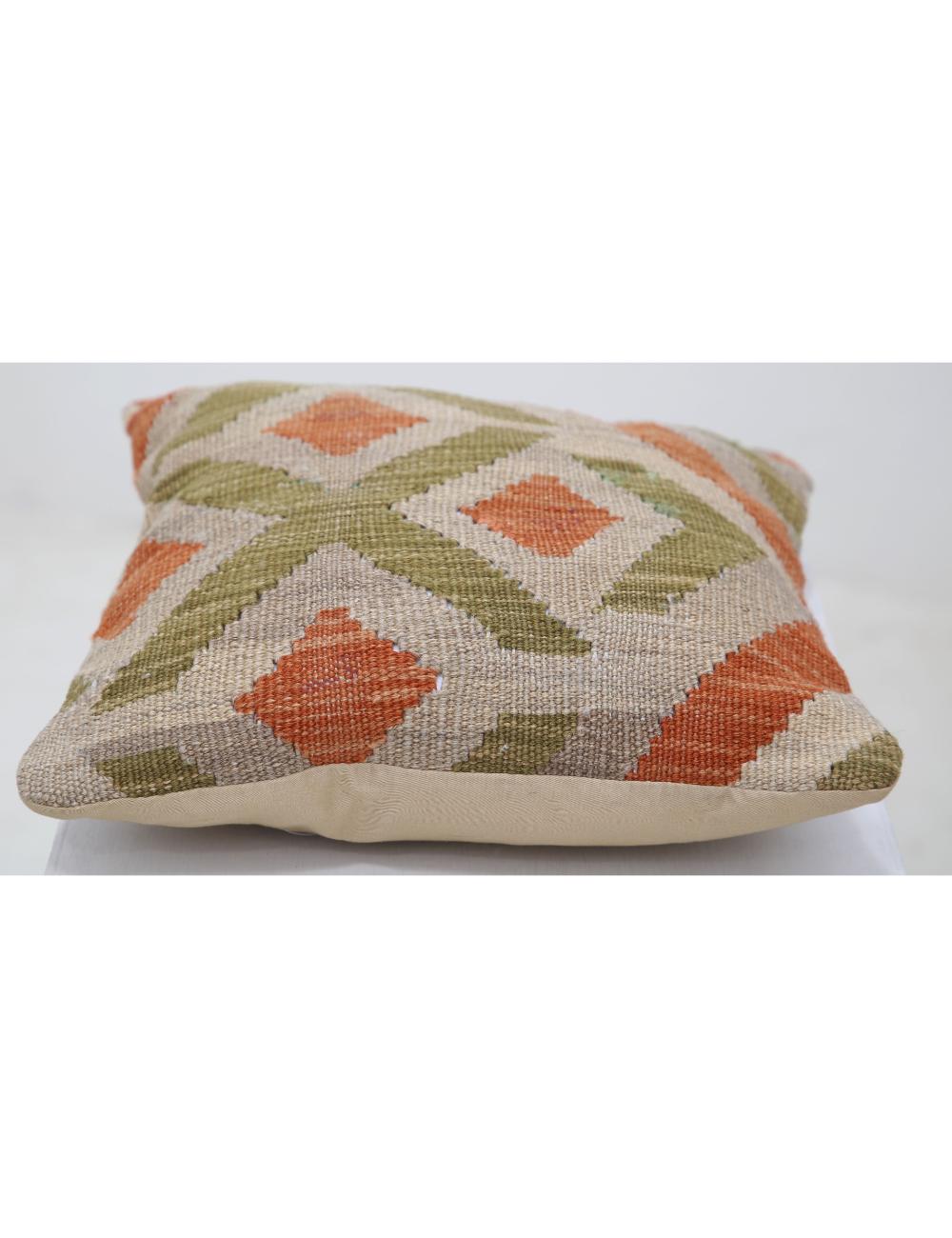 Hand Woven Tribal  Wool Pillow - 1'0'' x 1'0''