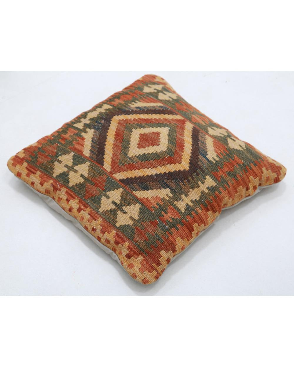 Hand Woven Tribal  Wool Pillow - 1'5'' x 1'5''