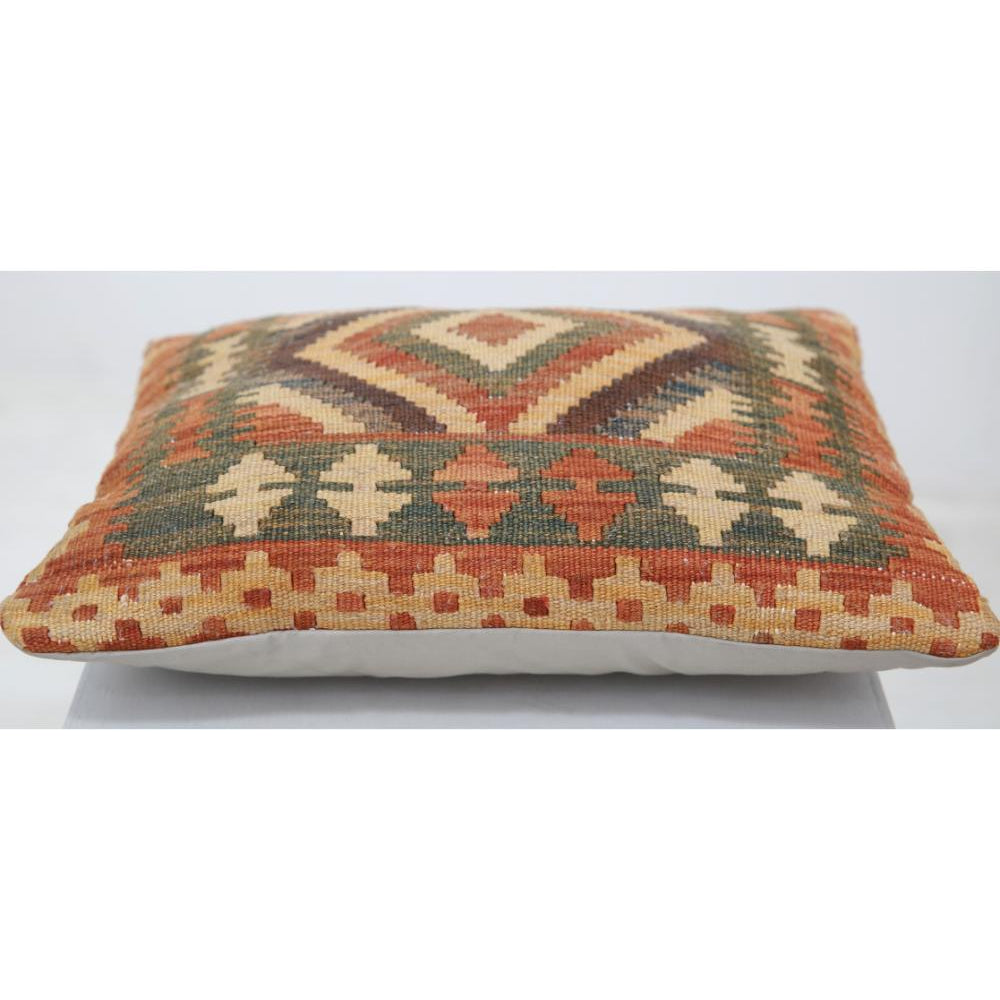 Hand Woven Tribal  Wool Pillow - 1'5'' x 1'5''