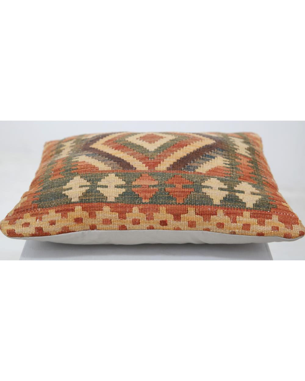 Hand Woven Tribal  Wool Pillow - 1'5'' x 1'5''
