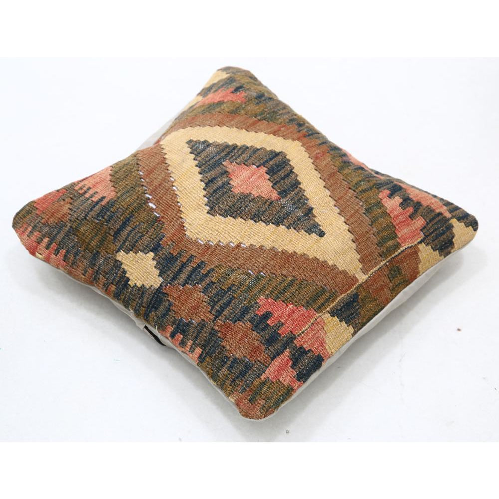 Hand Woven Tribal  Wool Pillow - 1'5'' x 1'5''