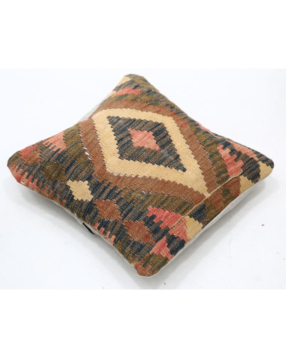 Hand Woven Tribal  Wool Pillow - 1'5'' x 1'5''