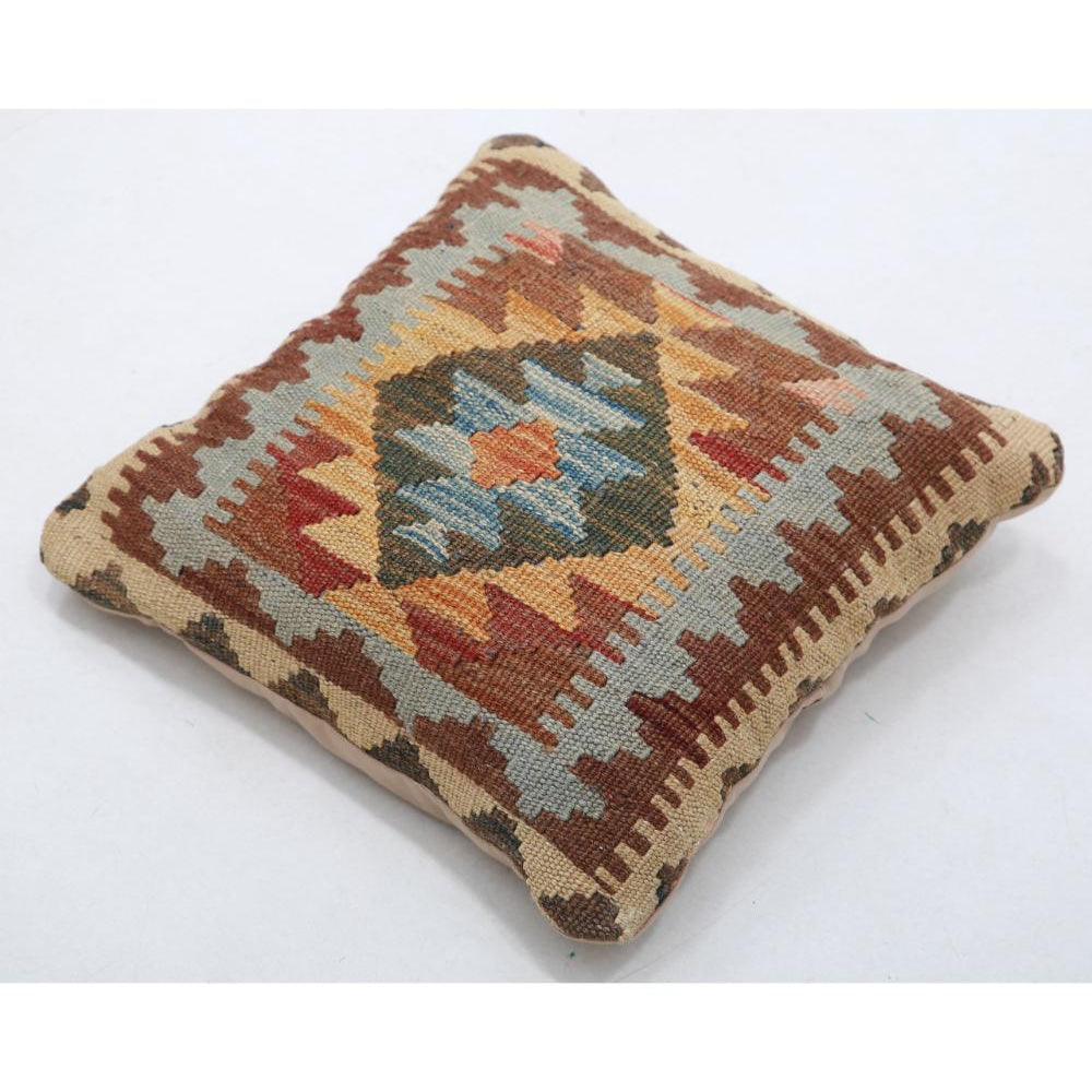 Hand Woven Tribal  Wool Pillow - 1'5'' x 1'5''