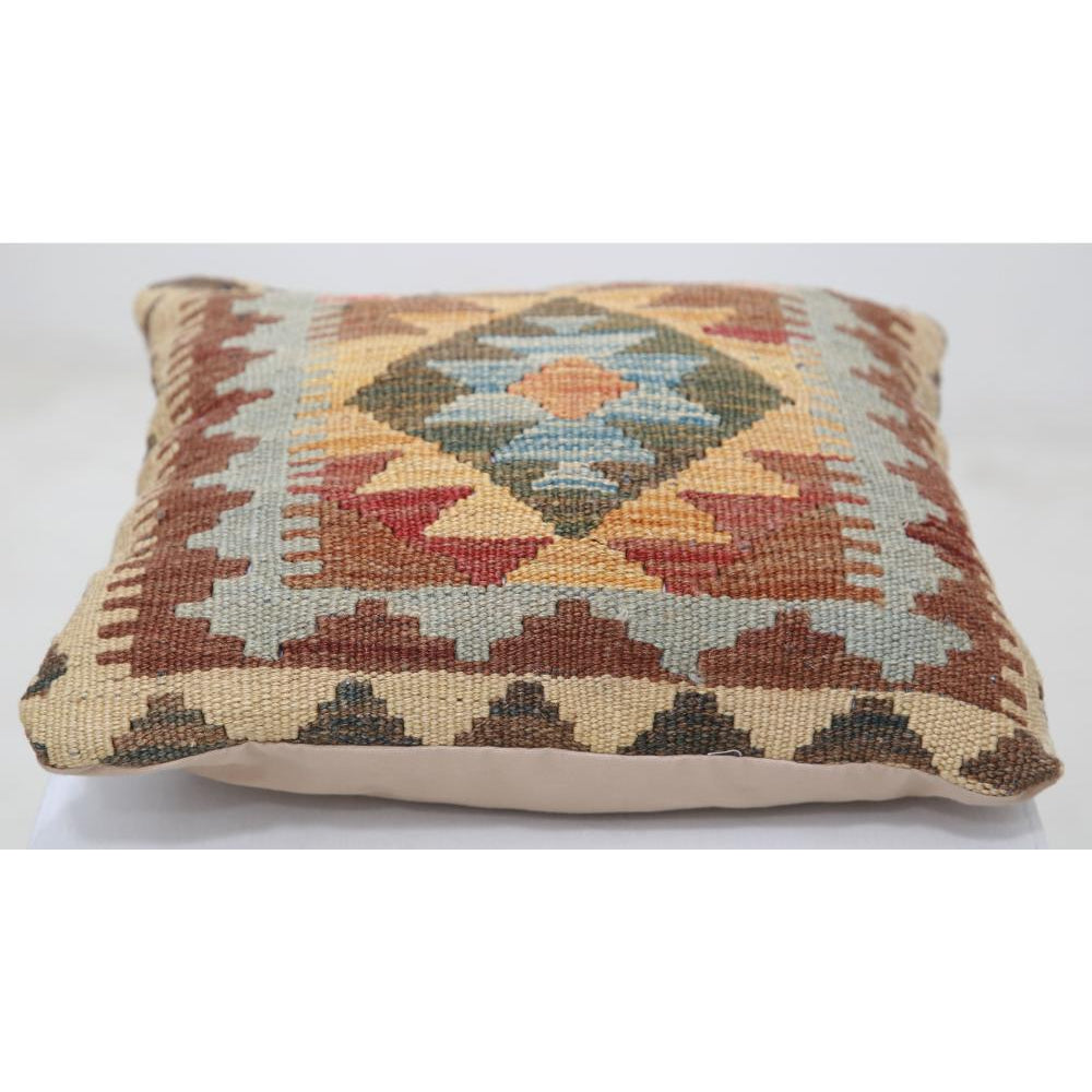 Hand Woven Tribal  Wool Pillow - 1'5'' x 1'5''