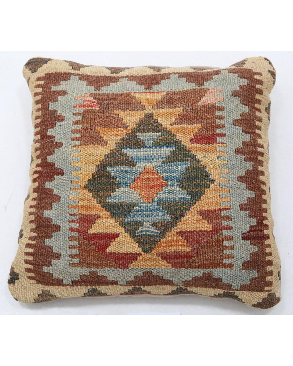 Hand Woven Tribal  Wool Pillow - 1'5'' x 1'5''