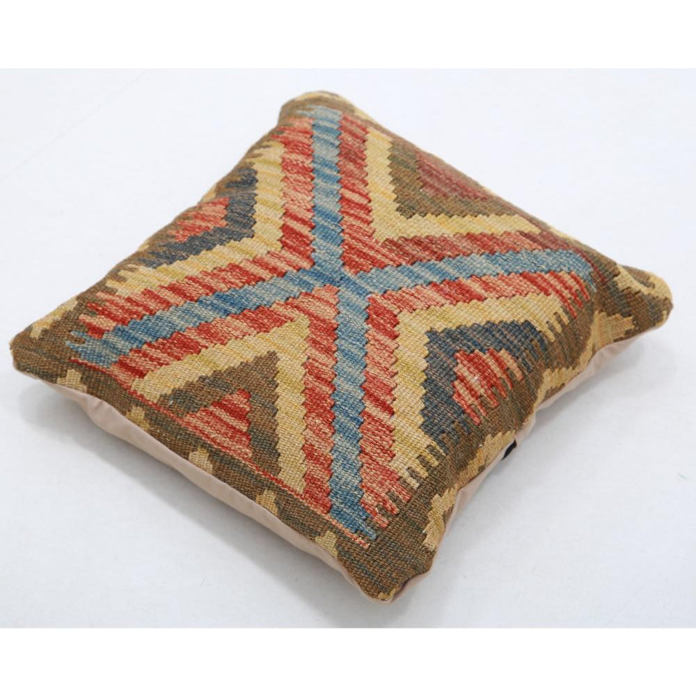 Hand Woven Tribal  Wool Pillow - 1'5'' x 1'5''
