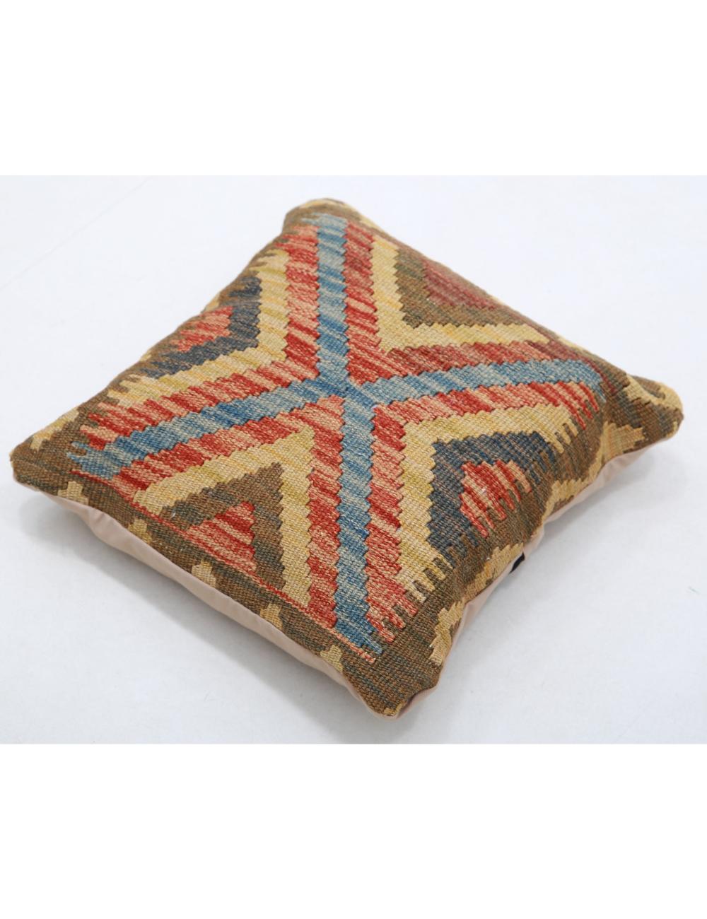 Hand Woven Tribal  Wool Pillow - 1'5'' x 1'5''