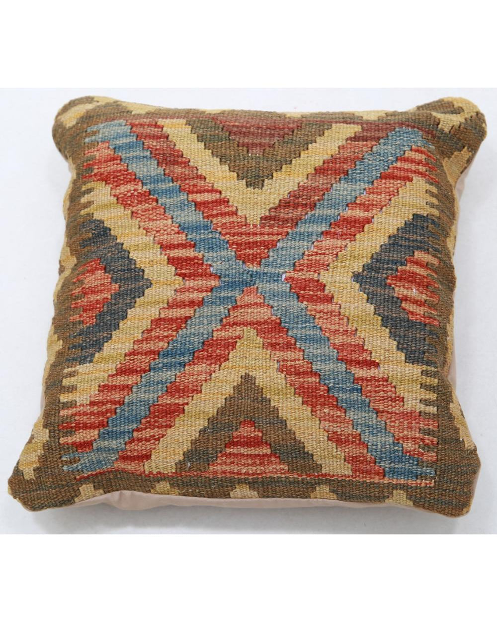 Hand Woven Tribal  Wool Pillow - 1'5'' x 1'5''
