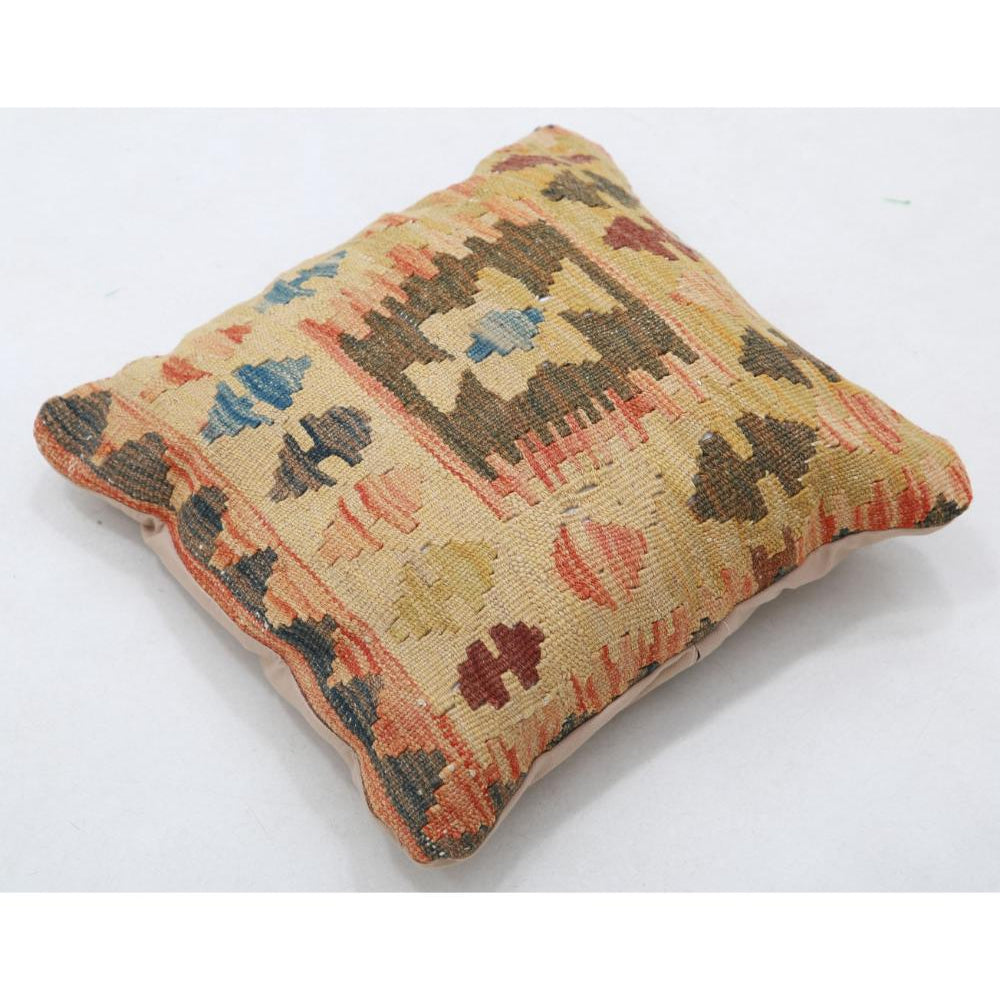 Hand Woven Tribal  Wool Pillow - 1'5'' x 1'5''