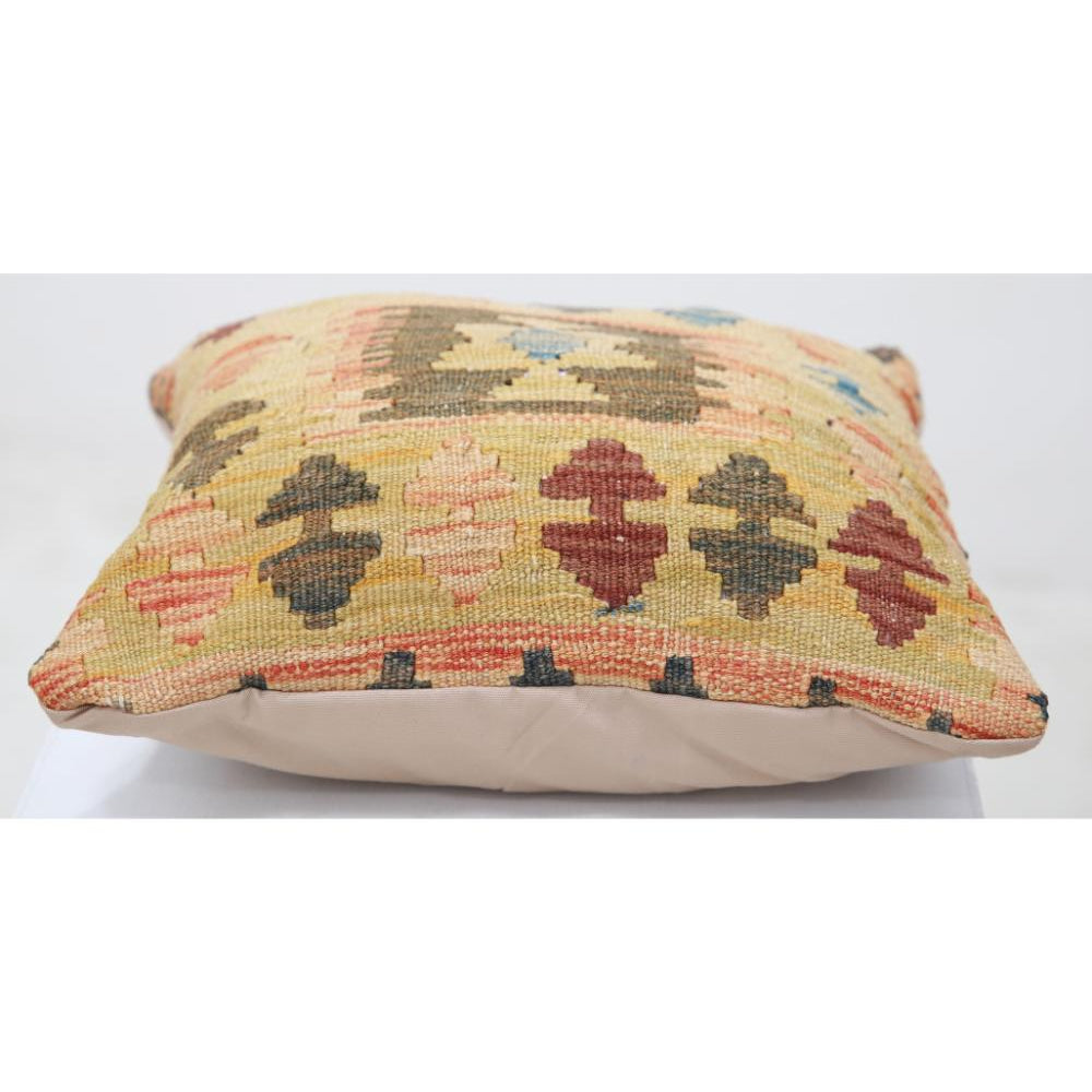 Hand Woven Tribal  Wool Pillow - 1'5'' x 1'5''