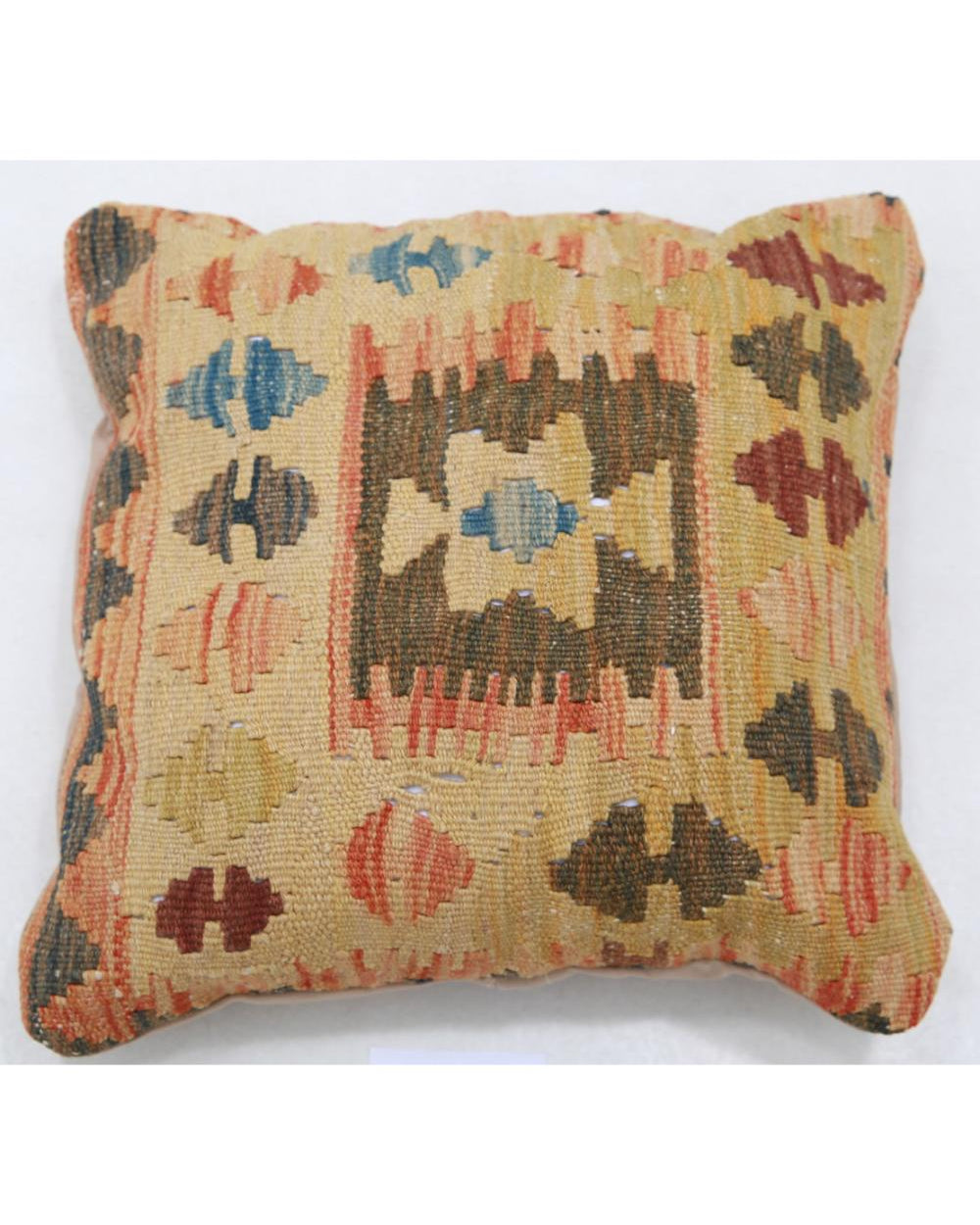 Hand Woven Tribal  Wool Pillow - 1'5'' x 1'5''