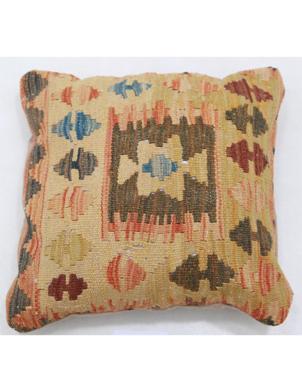 Hand Woven Tribal  Wool Pillow - 1'5'' x 1'5''