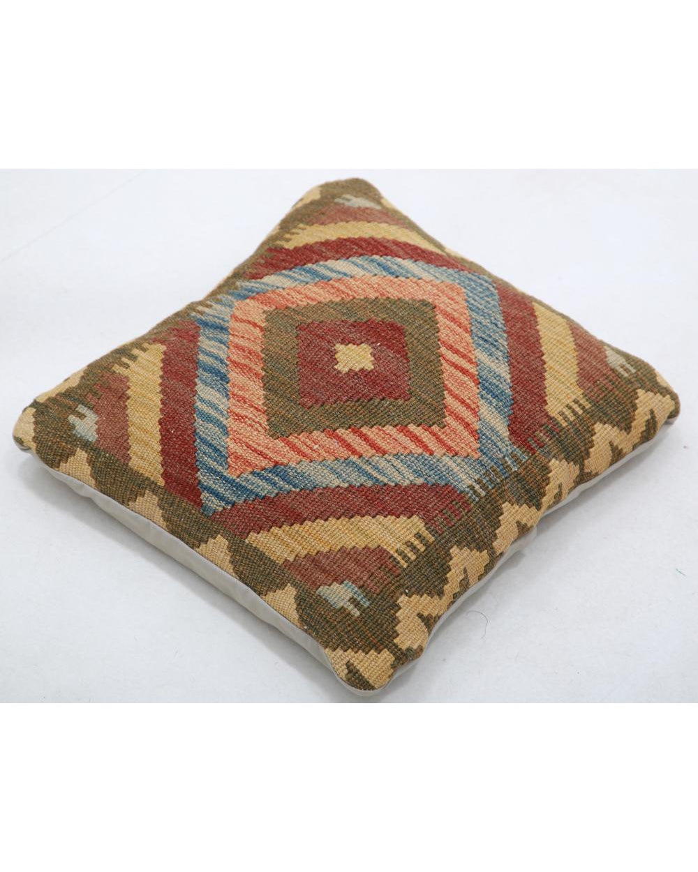 Hand Woven Tribal  Wool Pillow - 1'5'' x 1'5''