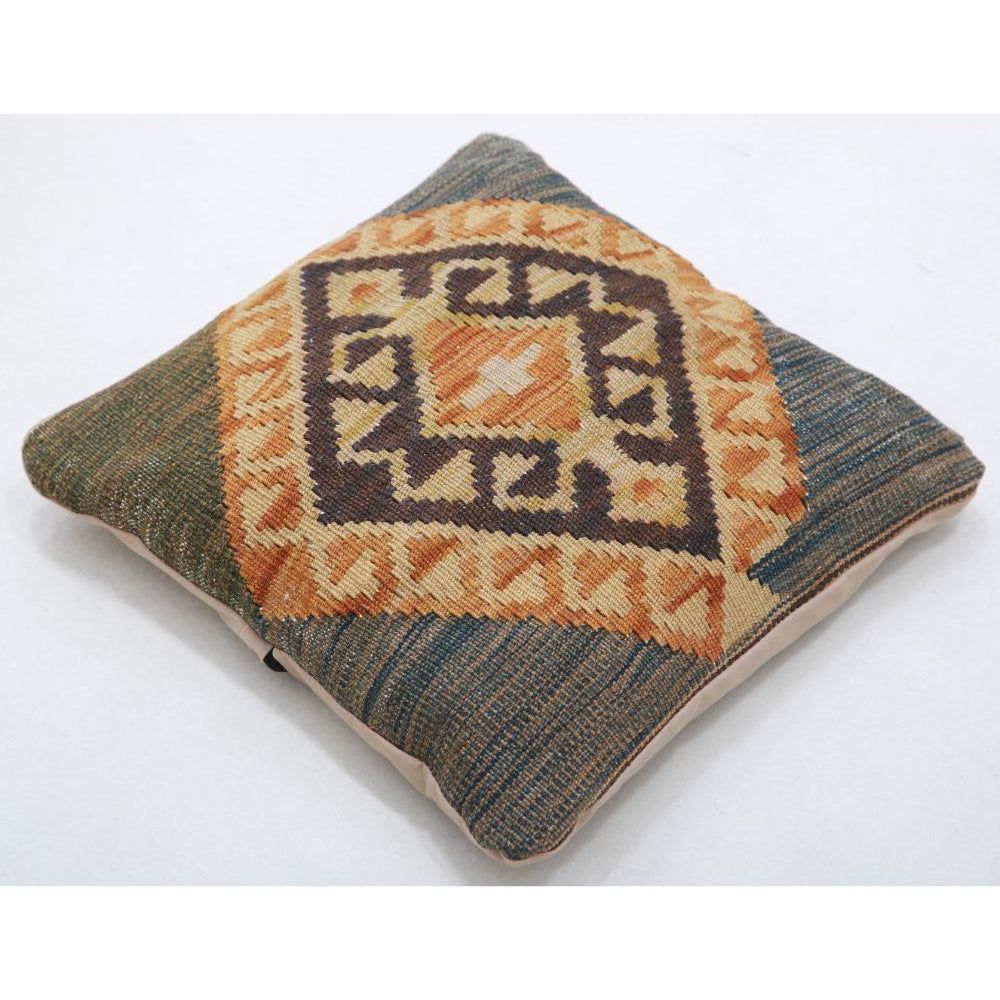 Hand Woven Tribal  Wool Pillow - 1'5'' x 1'5''