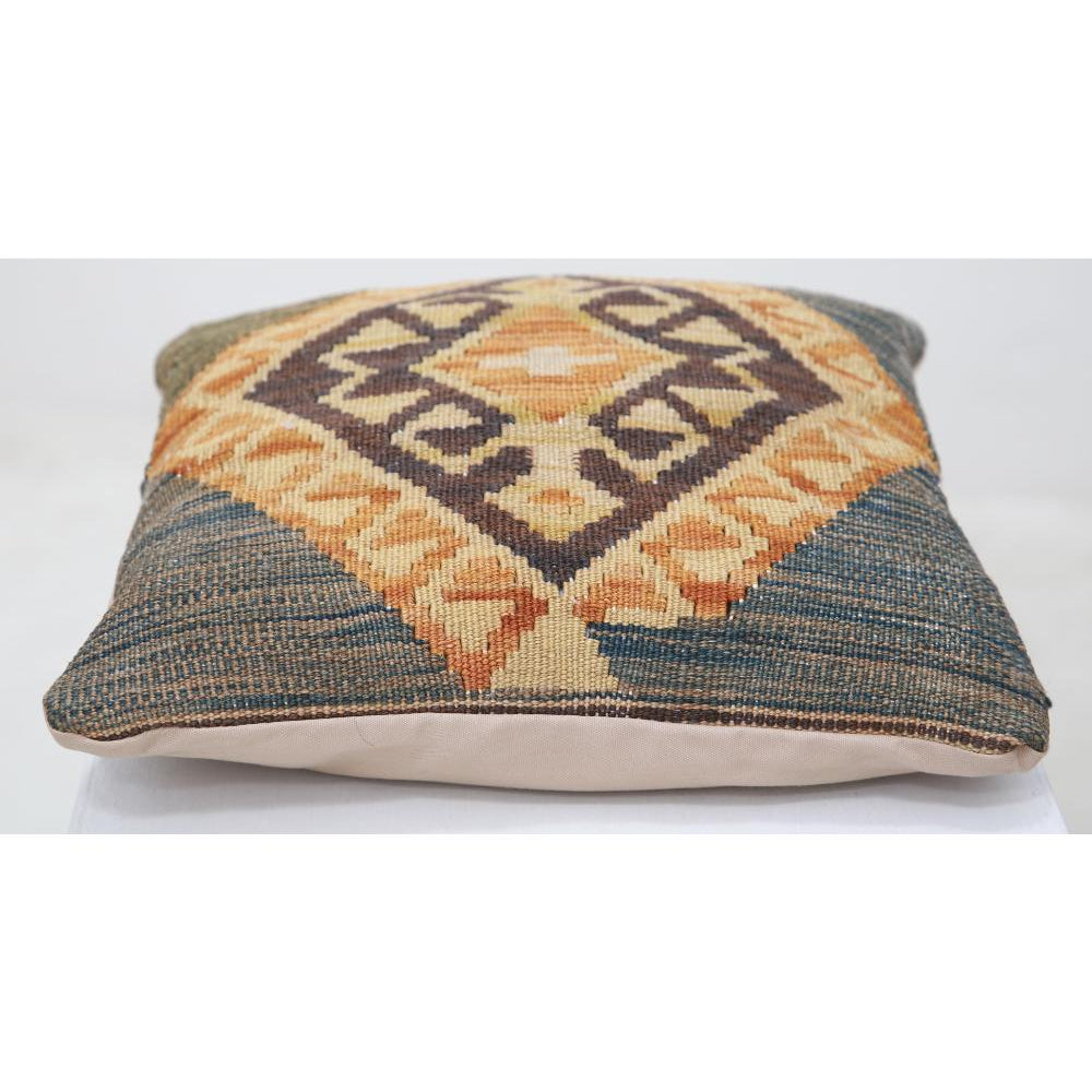 Hand Woven Tribal  Wool Pillow - 1'5'' x 1'5''