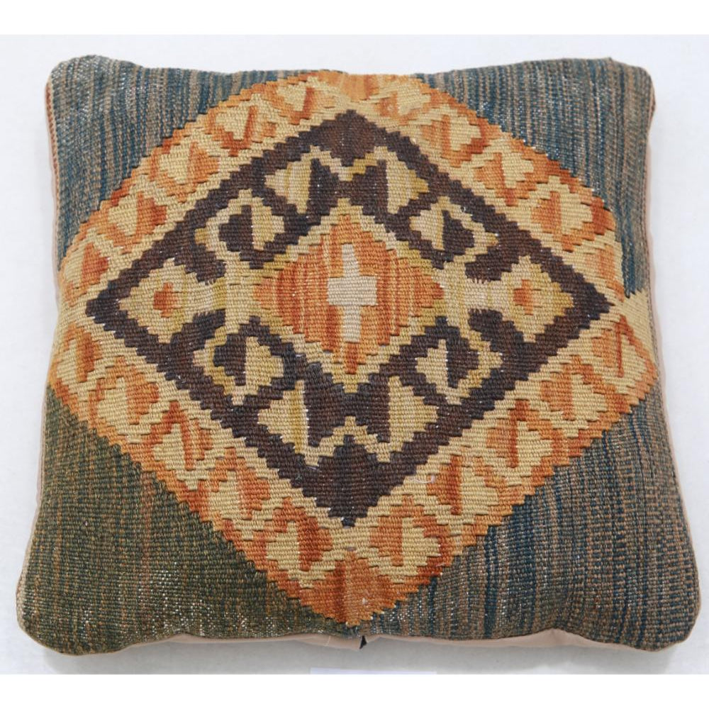Hand Woven Tribal  Wool Pillow - 1'5'' x 1'5''
