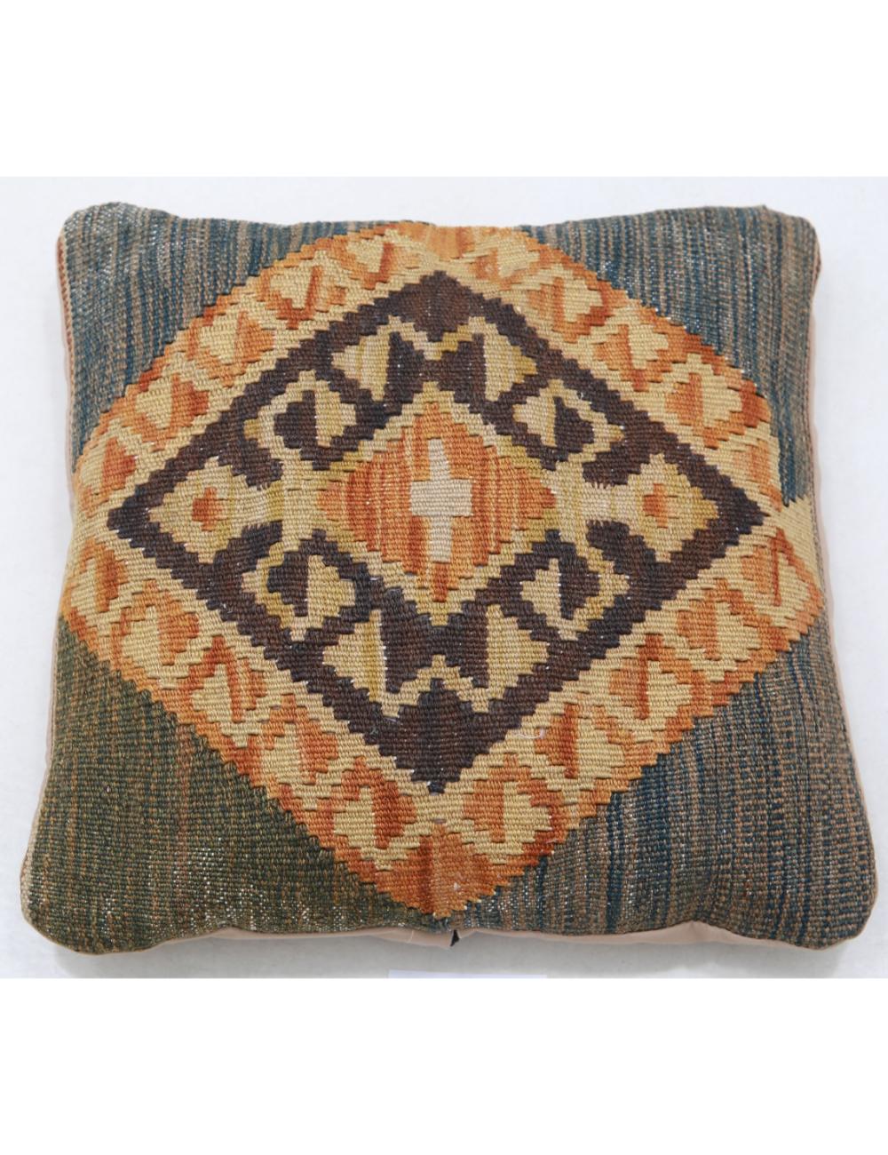 Hand Woven Tribal  Wool Pillow - 1'5'' x 1'5''