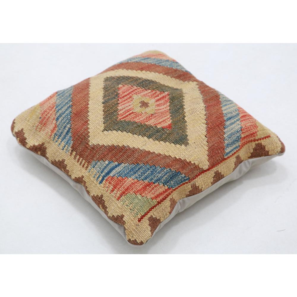 Hand Woven Tribal  Wool Pillow - 1'5'' x 1'5''