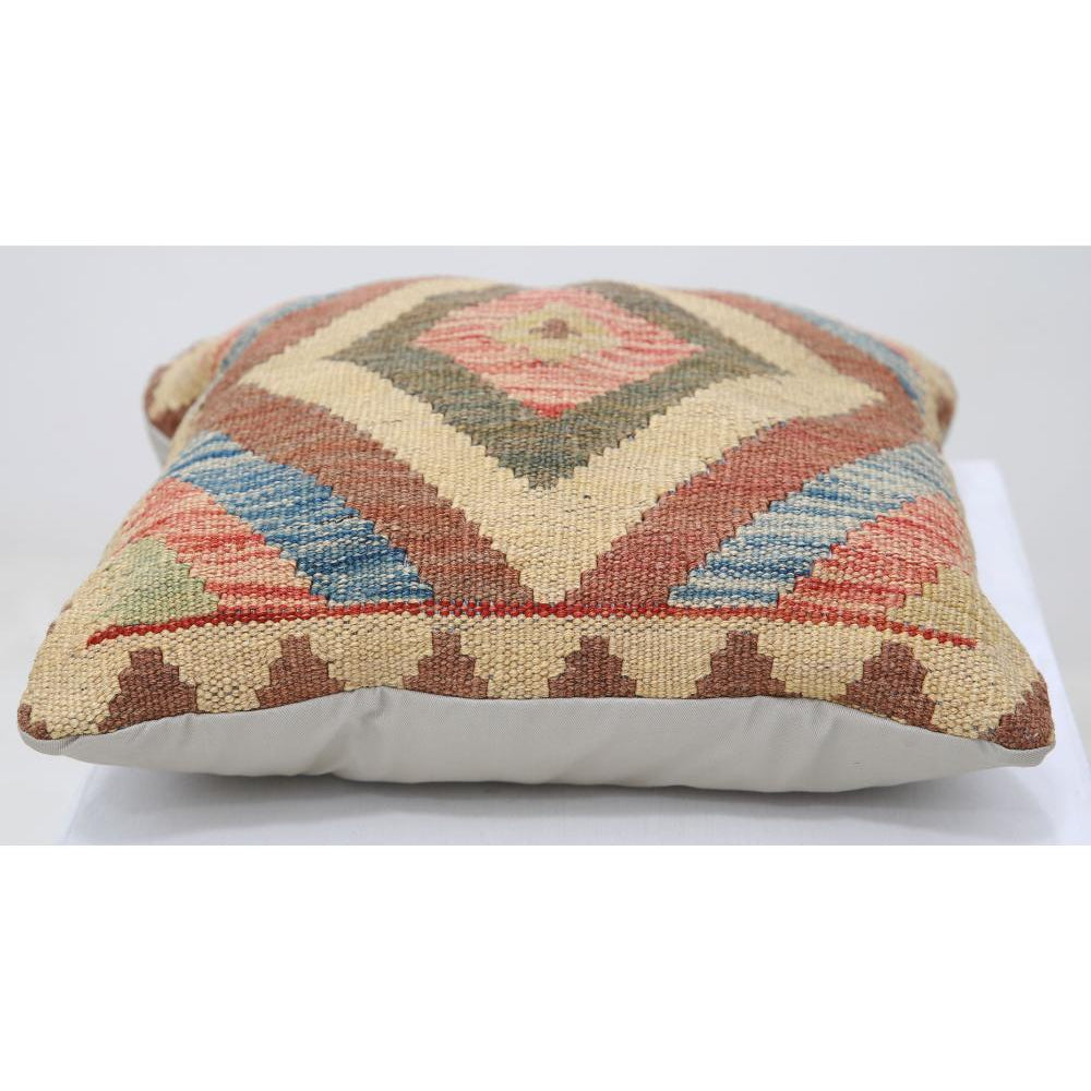 Hand Woven Tribal  Wool Pillow - 1'5'' x 1'5''