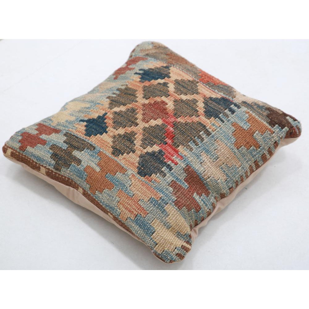 Hand Woven Tribal  Wool Pillow - 1'0'' x 1'0''