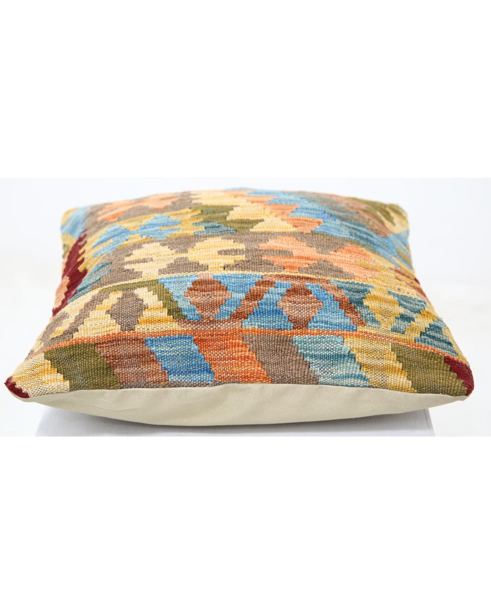 Hand Woven Tribal  Wool Pillow - 1'5'' x 1'5''