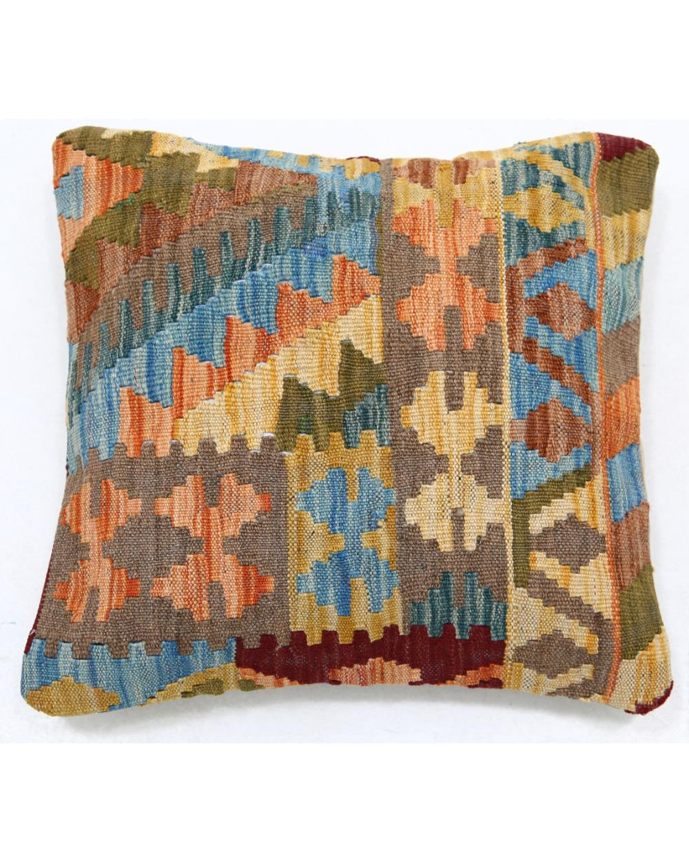 Hand Woven Tribal  Wool Pillow - 1'5'' x 1'5''