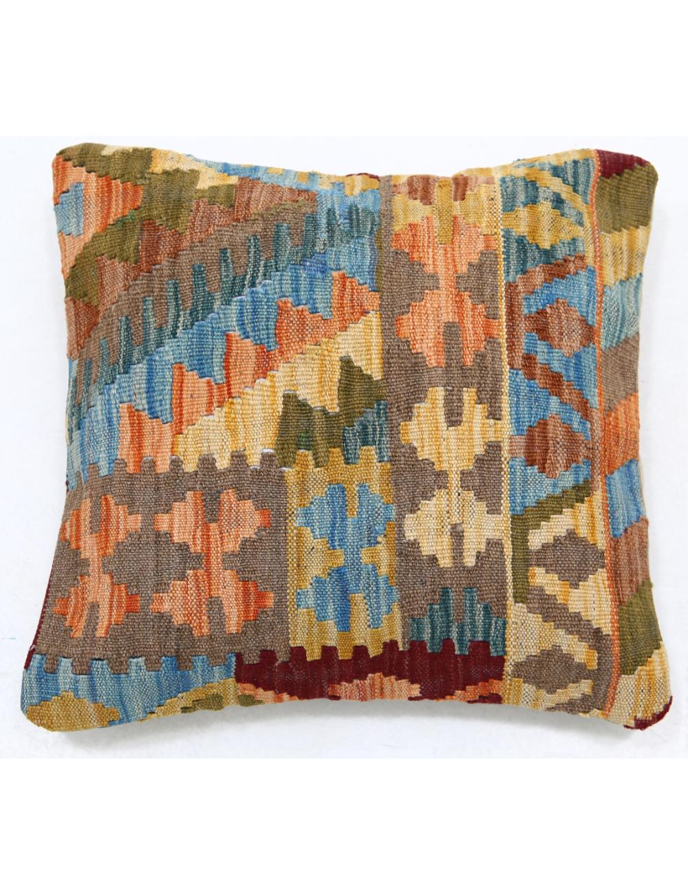 Hand Woven Tribal  Wool Pillow - 1'5'' x 1'5''
