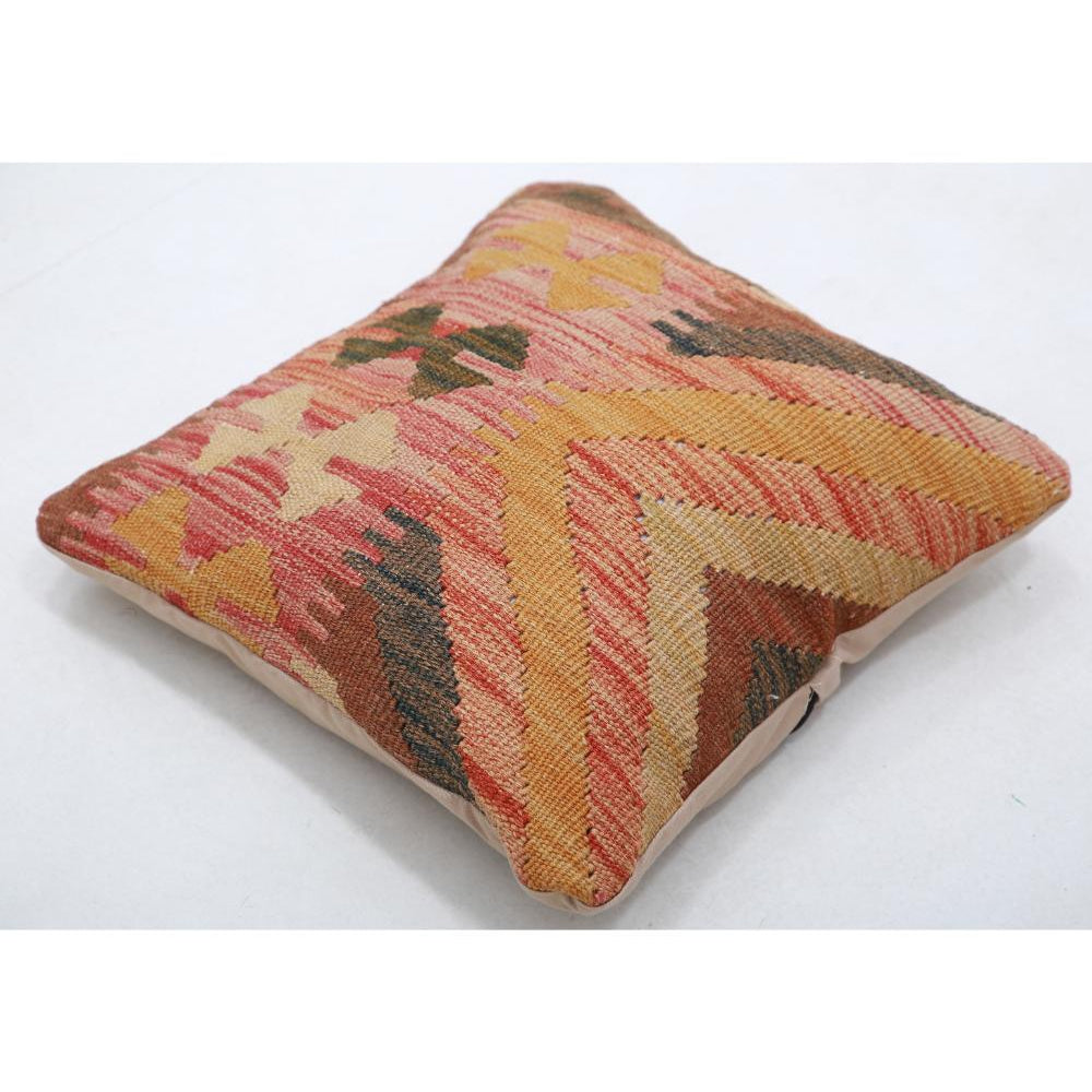 Hand Woven Tribal  Wool Pillow - 1'5'' x 1'5''