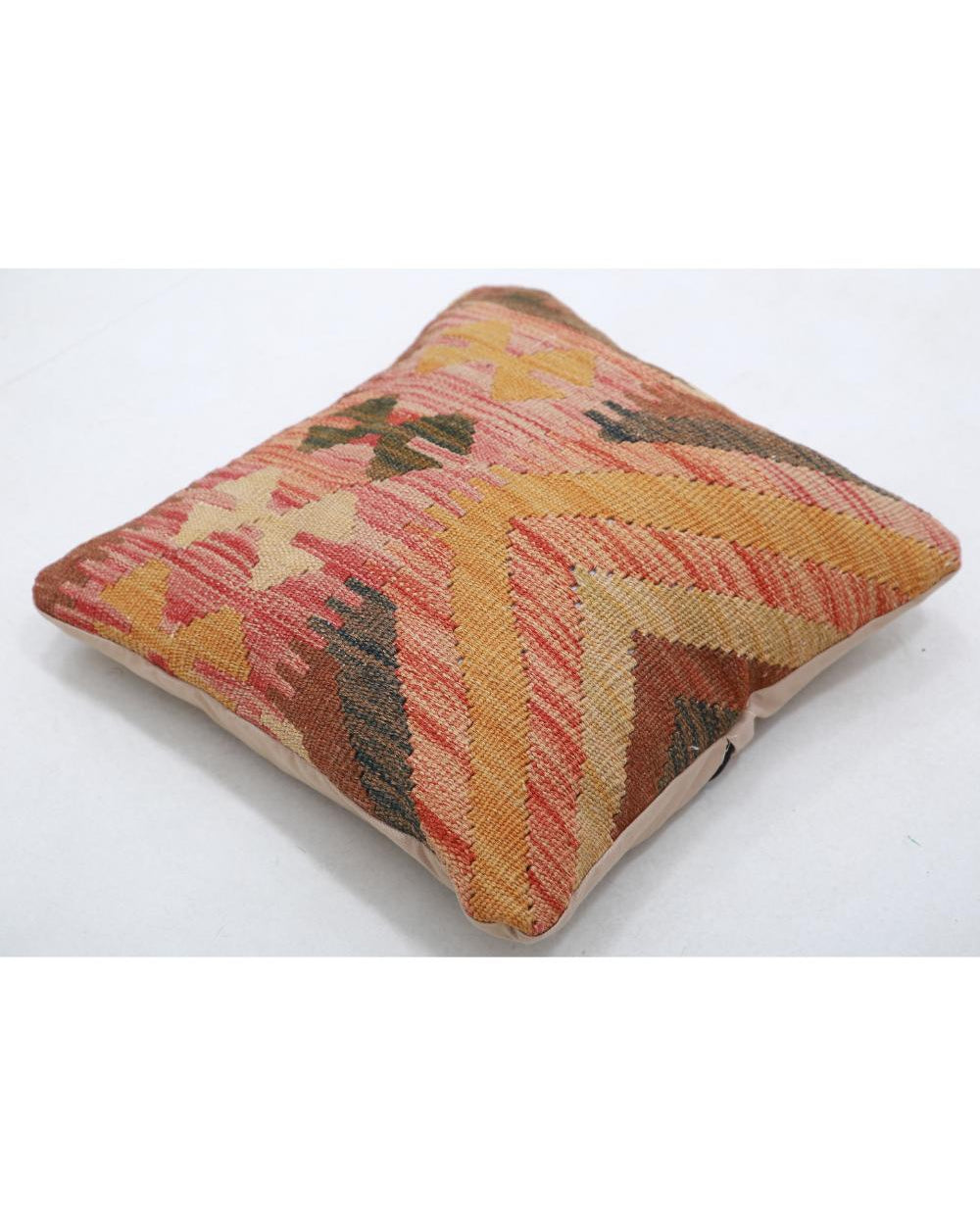 Hand Woven Tribal  Wool Pillow - 1'5'' x 1'5''