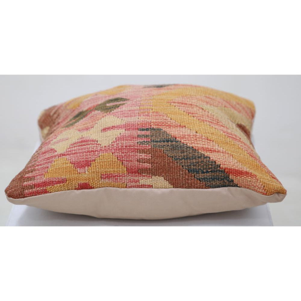 Hand Woven Tribal  Wool Pillow - 1'5'' x 1'5''