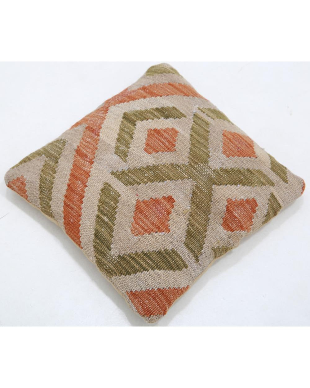 Hand Woven Tribal  Wool Pillow - 1'5'' x 1'5''