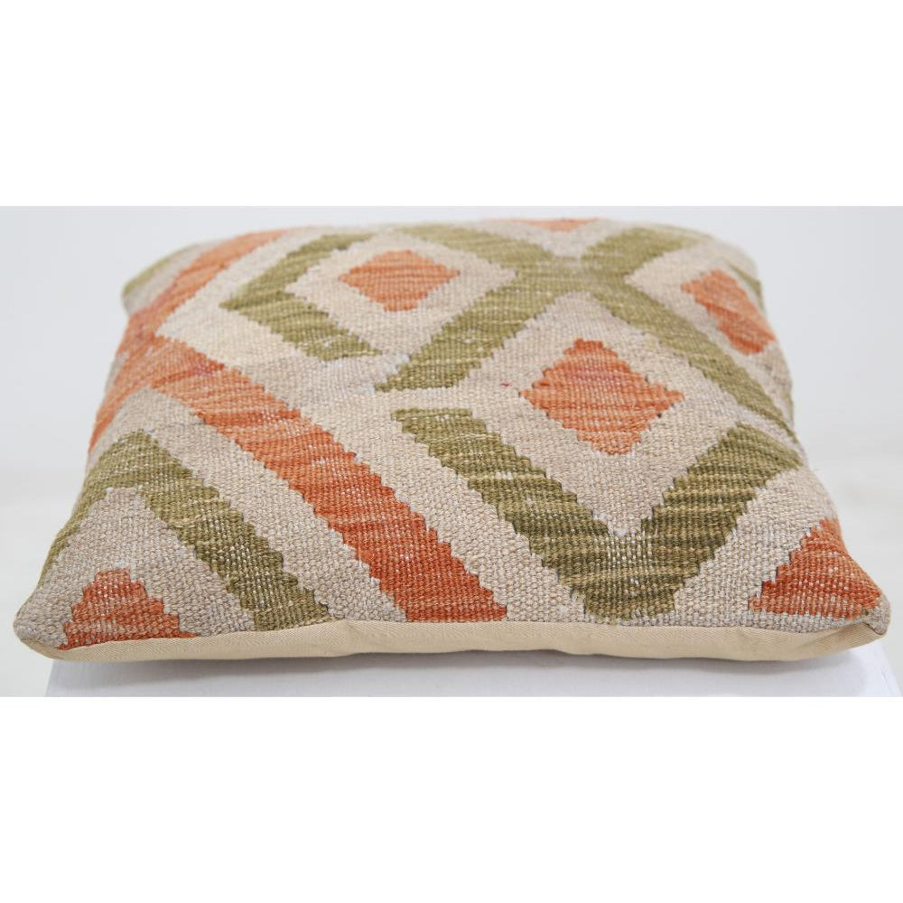 Hand Woven Tribal  Wool Pillow - 1'5'' x 1'5''
