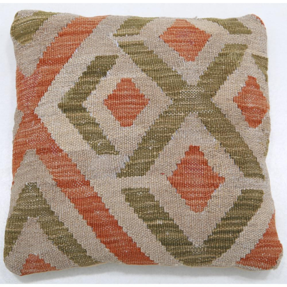 Hand Woven Tribal  Wool Pillow - 1'5'' x 1'5''
